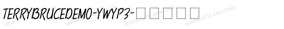 TerrybruceDemo-ywYp3字体转换