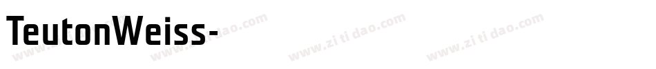 TeutonWeiss字体转换