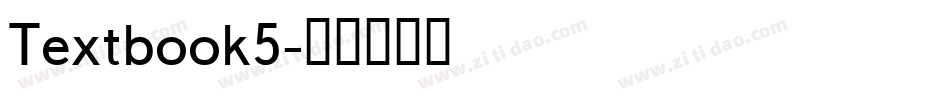 Textbook5字体转换