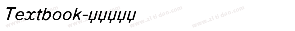 Textbook字体转换