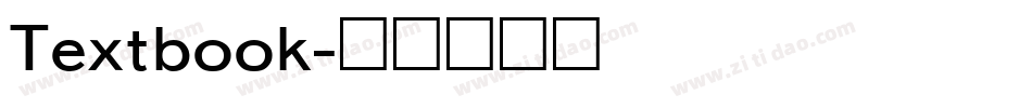 Textbook字体转换