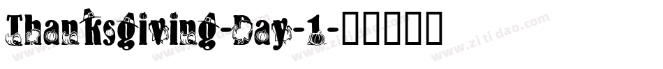 Thanksgiving-Day-1字体转换