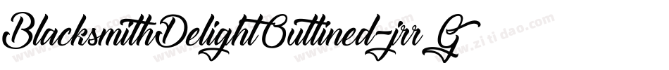 BlacksmithDelightOutlined-jrrG字体转换