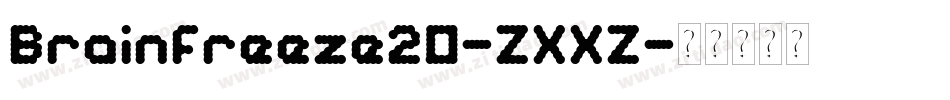 Brainfreeze20-ZXXZ字体转换