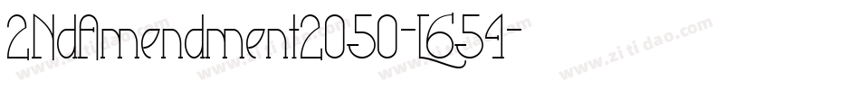 2NdAmendment2050-L654字体转换