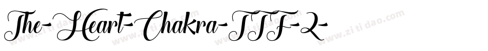 The-Heart-Chakra-TTF-2字体转换