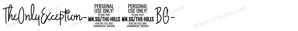 TheOnlyException-38BG字体转换 TheOnlyException-38BG字体转换