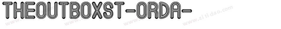 TheOutboxSt-OrDA字体转换