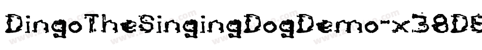 DingoTheSingingDogDemo-x38D5字体转换