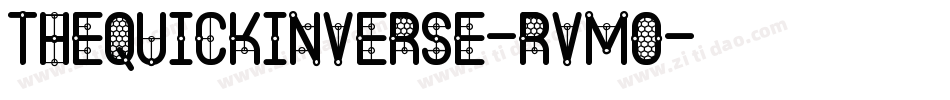 TheQuickInverse-rVmO字体转换