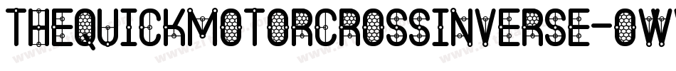 TheQuickMotorcrossInverse-owv5A字体转换
