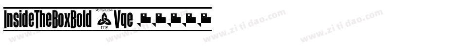 InsideTheBoxBold-1Vqe字体转换