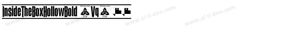InsideTheBoxHollowBold-8Vq2字体转换