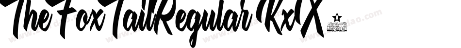 TheFoxTailRegular-KxX7字体转换