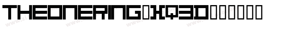 Theonering-Xq3d字体转换