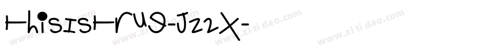 ThisIsTrue-Jz2x字体转换