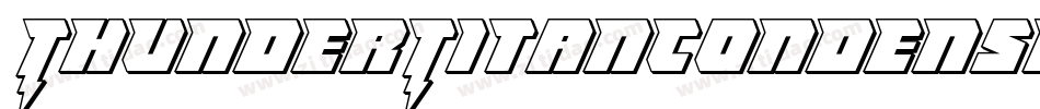 ThunderTitanCondensed-nzJM字体转换