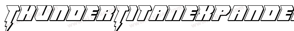 ThunderTitanExpanded-R45M字体转换 ThunderTitanExpanded-R45M字体转换