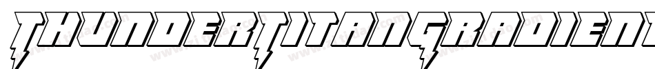 ThunderTitanGradient-B8AV字体转换