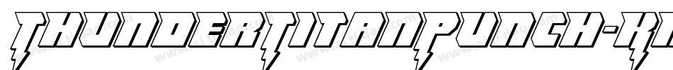 ThunderTitanPunch-KmAo字体转换