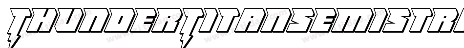 ThunderTitanSemiStraight-2a68字体转换 ThunderTitanSemiStraight-2a68字体转换