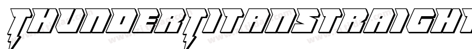 ThunderTitanStraight-vzpM字体转换 ThunderTitanStraight-vzpM字体转换