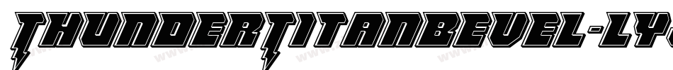 ThunderTitanBevel-lyJX字体转换
