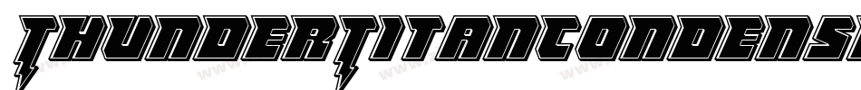 ThunderTitanCondensed-nzJM字体转换