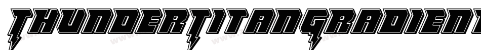 ThunderTitanGradient-B8AV字体转换
