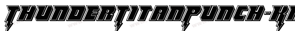 ThunderTitanPunch-KmAo字体转换