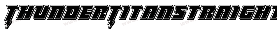 ThunderTitanStraight-vzpM字体转换 ThunderTitanStraight-vzpM字体转换