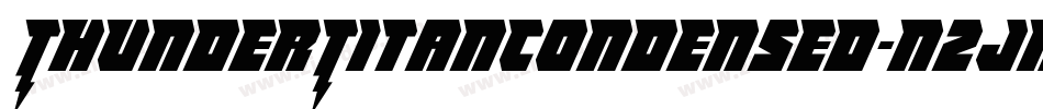 ThunderTitanCondensed-nzJM字体转换