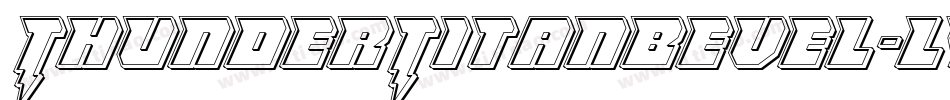 ThunderTitanBevel-lyJX字体转换