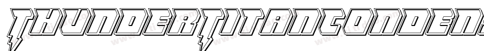 ThunderTitanCondensed-nzJM字体转换