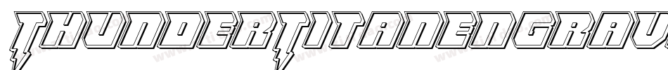 ThunderTitanEngraved-1W6L字体转换