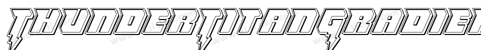 ThunderTitanGradient-B8AV字体转换