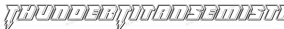 ThunderTitanSemiStraight-2a68字体转换 ThunderTitanSemiStraight-2a68字体转换