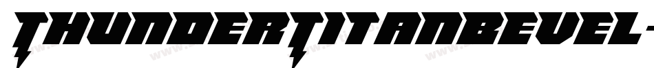 ThunderTitanBevel-lyJX字体转换