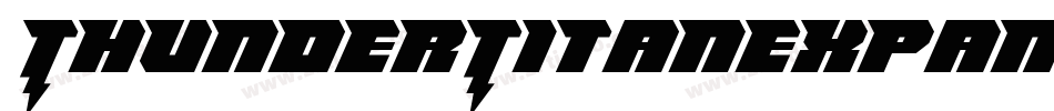 ThunderTitanExpanded-R45M字体转换 ThunderTitanExpanded-R45M字体转换