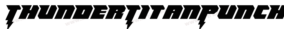 ThunderTitanPunch-KmAo字体转换