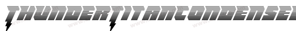 ThunderTitanCondensed-nzJM字体转换