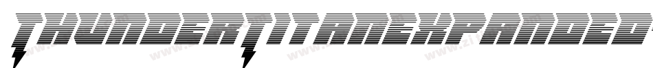 ThunderTitanExpanded-R45M字体转换 ThunderTitanExpanded-R45M字体转换
