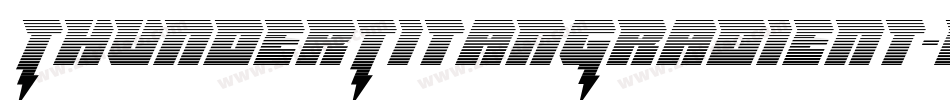 ThunderTitanGradient-B8AV字体转换
