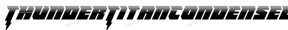 ThunderTitanCondensed-nzJM字体转换