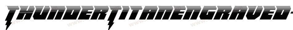 ThunderTitanEngraved-1W6L字体转换