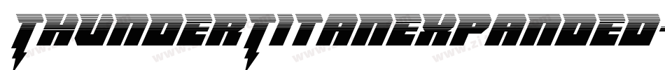 ThunderTitanExpanded-R45M字体转换 ThunderTitanExpanded-R45M字体转换