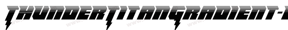 ThunderTitanGradient-B8AV字体转换
