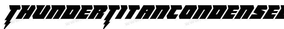 ThunderTitanCondensed-nzJM字体转换