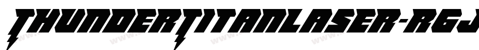 ThunderTitanLaser-r6JO字体转换