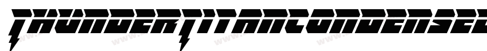 ThunderTitanCondensed-nzJM字体转换